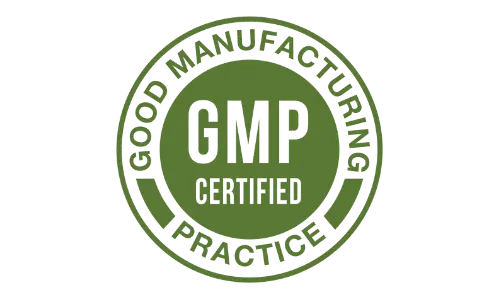 Mitolyn GMP certified manufacturing badge
